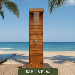 Sahil & Beach Ahşap Duş