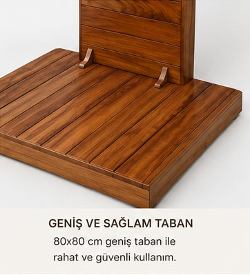 Lüks Ahşap Duş