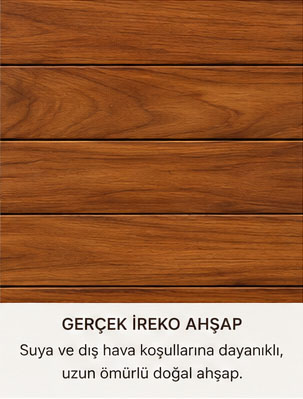 Lüks Ahşap Duş